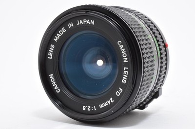 Top MINT] Canon New FD NFD 24mm f2.8 MF Wide Angle Lens From JAPAN