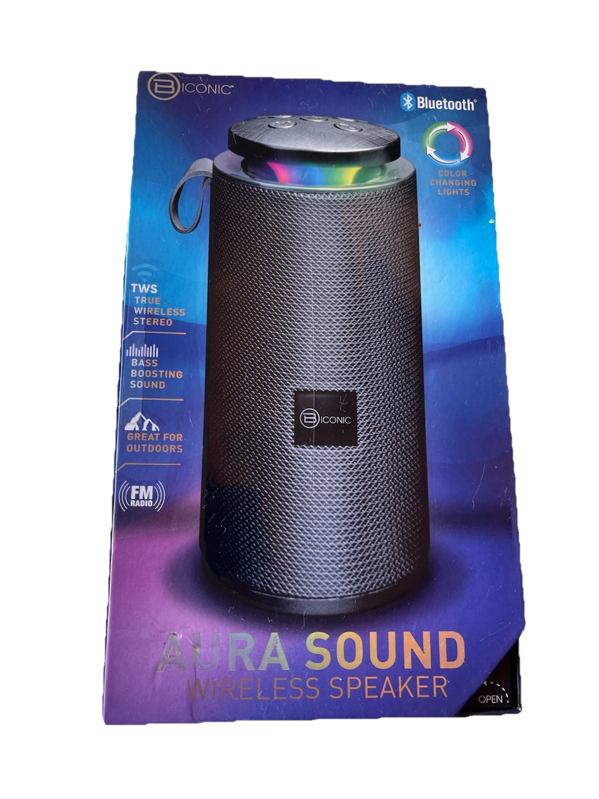 Bytech 6W Portable Bluetooth Speaker with FM Radio and Rich Bass