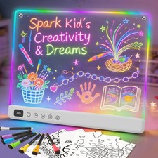Led Drawing Board with 13 Light Effects, 16 R...