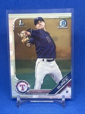 2019 Bowman - Chrome Prospects Brock Burke #BCP-137 (RC) Texas Rangers
