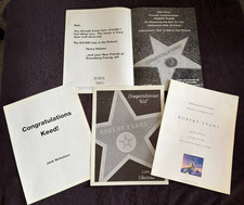 ROBERT EVANS 2005 ads film producer, Hollywood Walk of Fame Star, Jack Nicholson