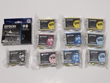 Lot of 11 New Genuine Epson 98  78 Ink Cartridges - Sealed