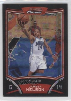 2008-09 Bowman Draft Picks & Stars Chrome X-Fractor 94/299 Jameer Nelson #46 0a1