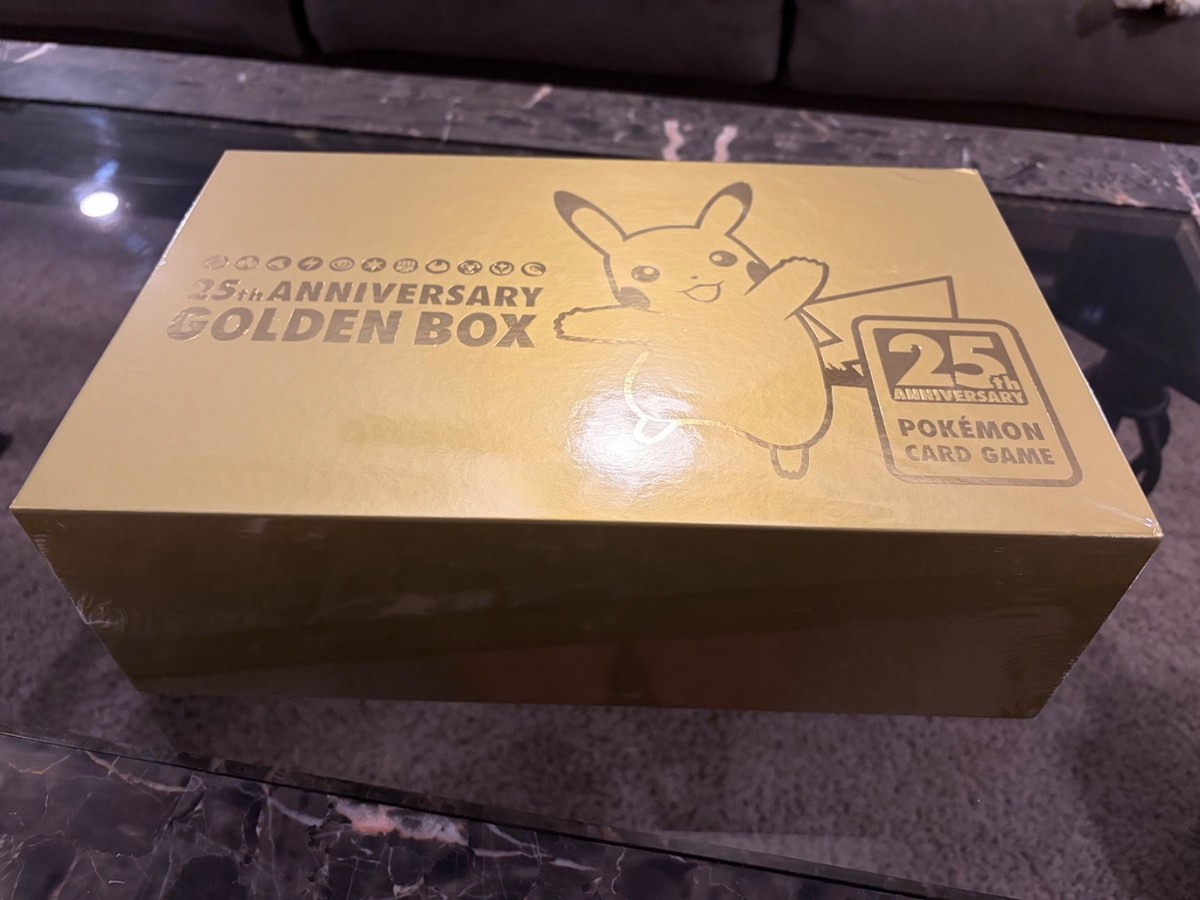 Pokemon 25th Anniversary Golden Box Japanese Factory Sealed Mint