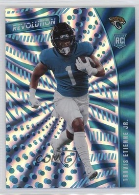 2021 Chronicles Revolution Sunburst 38/75 Travis Etienne Jr Rookie RC 0nr3