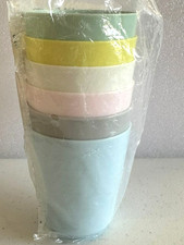 IKEA KALAS Tumbler Mixed Colors 6 Pack 004.613.79 Kids Plastic Cups