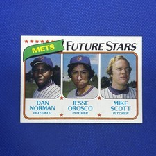 1979 Topps Mets Future Stars Dan Norman Jesse Orosco Mike Scott 681