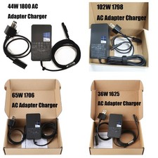 OEM Genuine 36W/44W/65W/102W Microsoft Surface Pro Book AC Power Adapter Charger