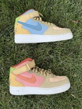 Nike Air Force 1 Mid Top Mens Lace Up Hook & ...