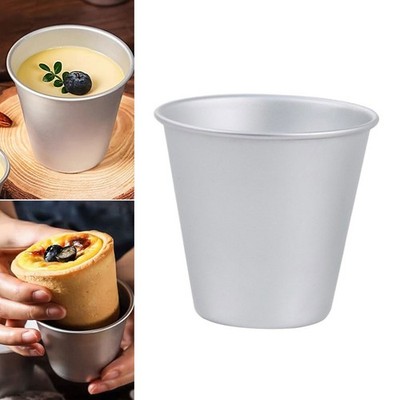6er Set Dessert Aluminium für Küchenform Haus Pudding Kuchen