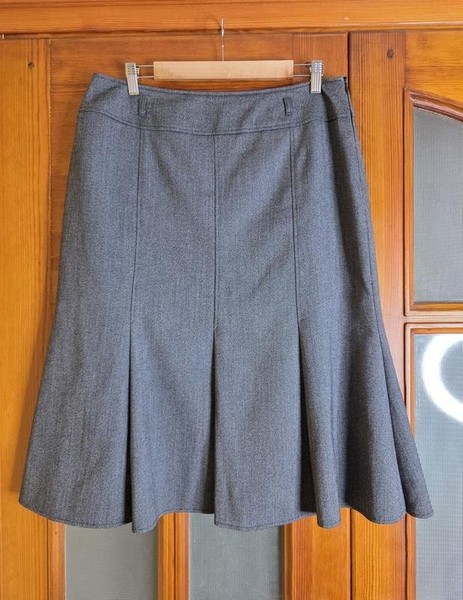Women Canda Skirt Grey Viscose 48