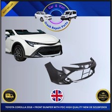 TOYOTA COROLLA 2018 > FRONT BUMPER WITH PDC HIGH QUALITY NEW OE 52119F2909