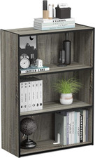 Bookshelf 3-Tier Bookcases Display Shelf Choose Your Color