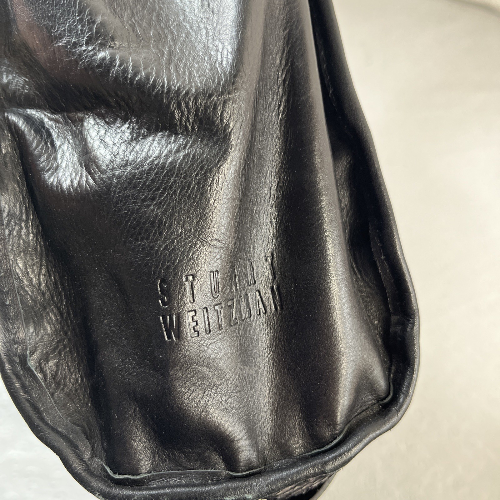 Stuart Weitzman Leather Patchwork Handbag Shoulde… - image 7