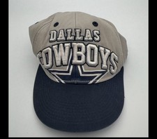 Vintage 90s Embroidered Dallas Cowboys NFL Sports Snapback Hat Cap Green Brim