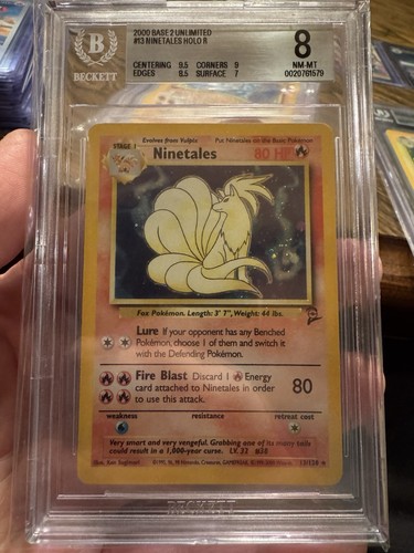 Ninetales graded BGS 8 for sale on eBay