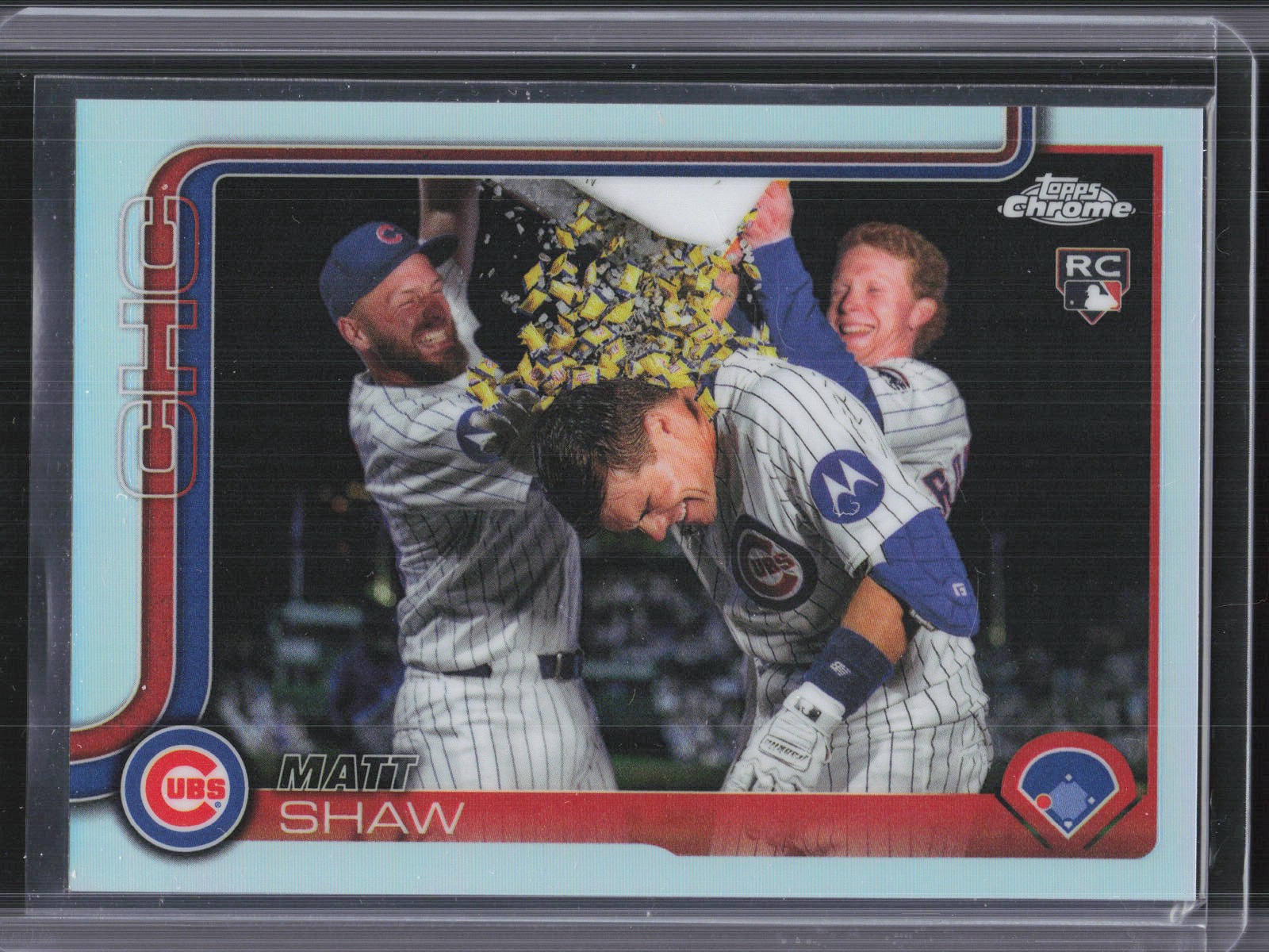 2025 Topps Chrome Update #USC196 Matt Shaw SP Variation Refractor