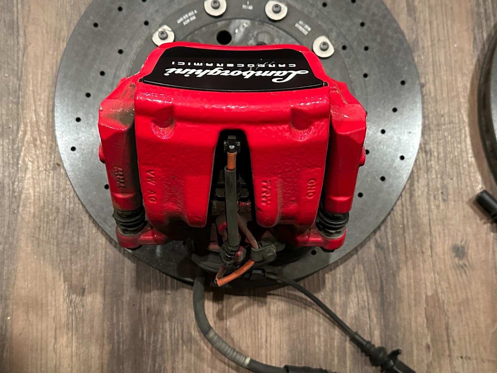 2018-2024 LAMBORGHINI URUS FRONT REAR CARBON CERAMIC BRAKE CALIPERS ROTORS OEM