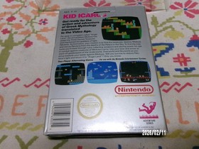 #835 Kid Icarus - Nintendo NES 5 SCREW Cartridge, Box, Manual, Foam, and Sleeve