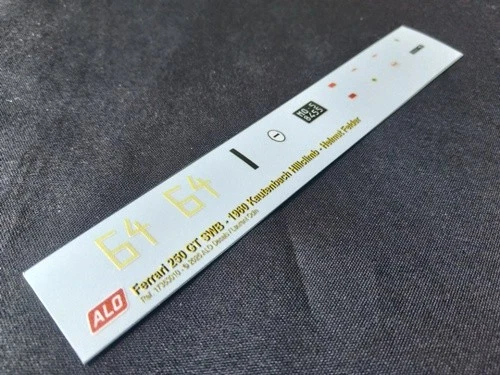 Foglio Adesivo Vinile Bianco Per Modellismo RC Decalcomanie 1/10 1/12 (Nuovo) - Foto 3
