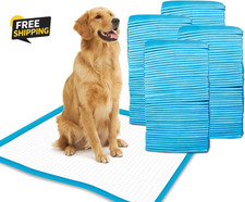 Super-Absorbent 24 by 24 Inches Dog Training Pads - 100 Count of Pads