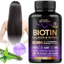 Biotin mit Kollagen- und Keratinkapseln   Fü...