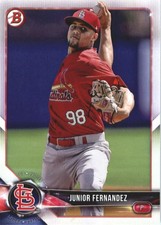 2018 Bowman Prospects #BP96 Junior Fernandez - BB