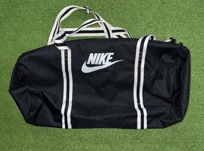 Nike/Cylindrical Duffel Bag Travel Sports Bag Black/Laden