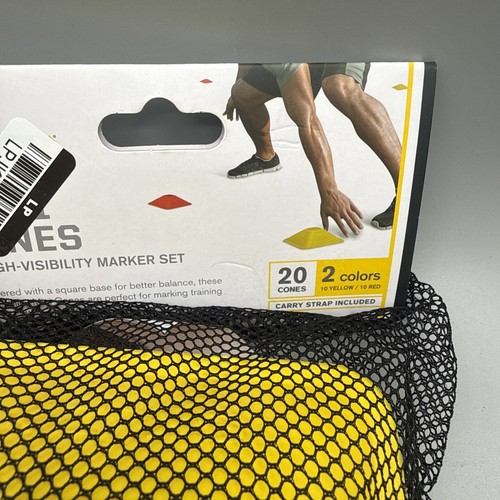 SKLZ Mini Cones for Speed and Agility Training 40-Pack - Red/Yellow T1 - Afbeelding 3 van 3