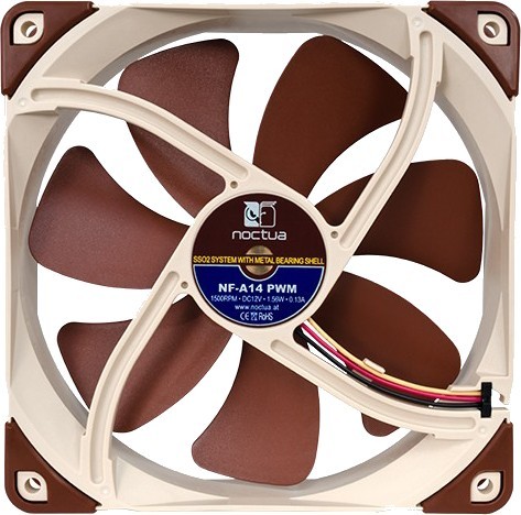 Noctua NF-A14 PWM 12V 1500RPM 140mm Premium Quality Fan
