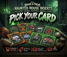 2026 Panini Score A Treat HAUNTED HOUSE Insert Base/Pumpkin/Slime - Pick A Card
