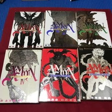 Go Nagai, Yu Kinutani Manga Amon Darkside Of Devilman 1-6 Complete Set Japanese