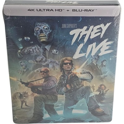 Invasion Los Angeles  They Live  SteelBook 4K Ultra HD + Blu-ray Carpenter A