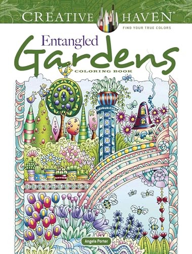 Creative Haven Entangled Gardens Coloring Book by Angela Porter - 9780486845463 - Image 2