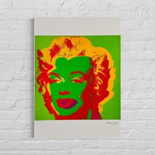 Nummerierte Ausgabe ANDY WARHOL Marilyn Monroe Kunstdruck 80x60 cm