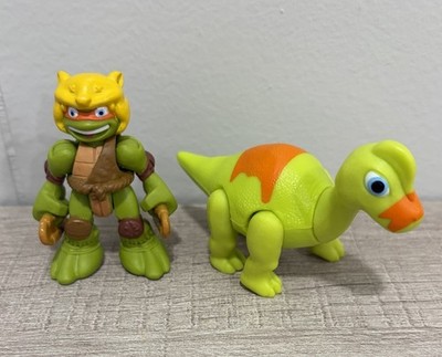 Teenage Mutant Ninja Turtles Half Shell Heroes Michelangelo & Brachiosaurus