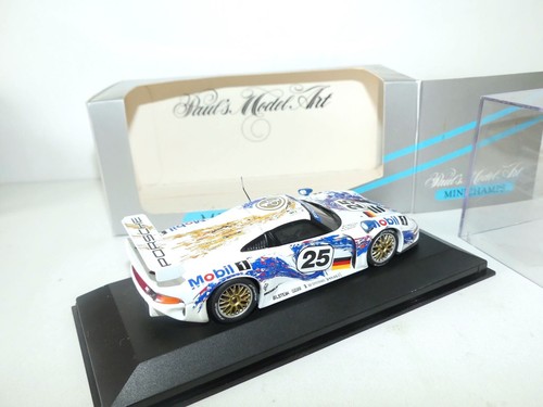 Minichamps Porsche 911 GT1 N°25 – 2e Le Mans 1998 – 1/43 – Occasion Boîte D'origine