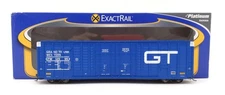 ExactRail EP-80604-1 HO Scale Grand Trunk Western 60' Waffle Side Boxcar #125953