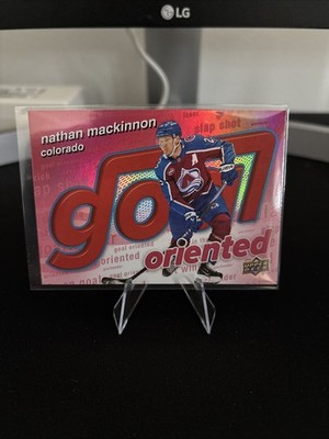 2025-26 Upper Deck Series 1 - Goal Oriented Nathan MacKinnon #GO-7 Red /199