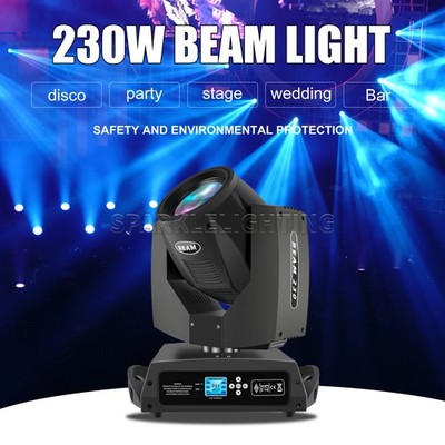 PAIDUN 7R 230W Zoom Beam Moving Head Light Double Prism DMX512 Disco Bar DJ Club