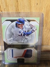 2024 Topps Definitive Collection- BRANDON NIMMO DJRC-BN JUMBO PATCH /15