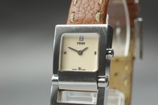 Exc+5 Orologio Vintage FENDI 5200L Quadrante Crema Quarzo Marrone 23mm Donna ...