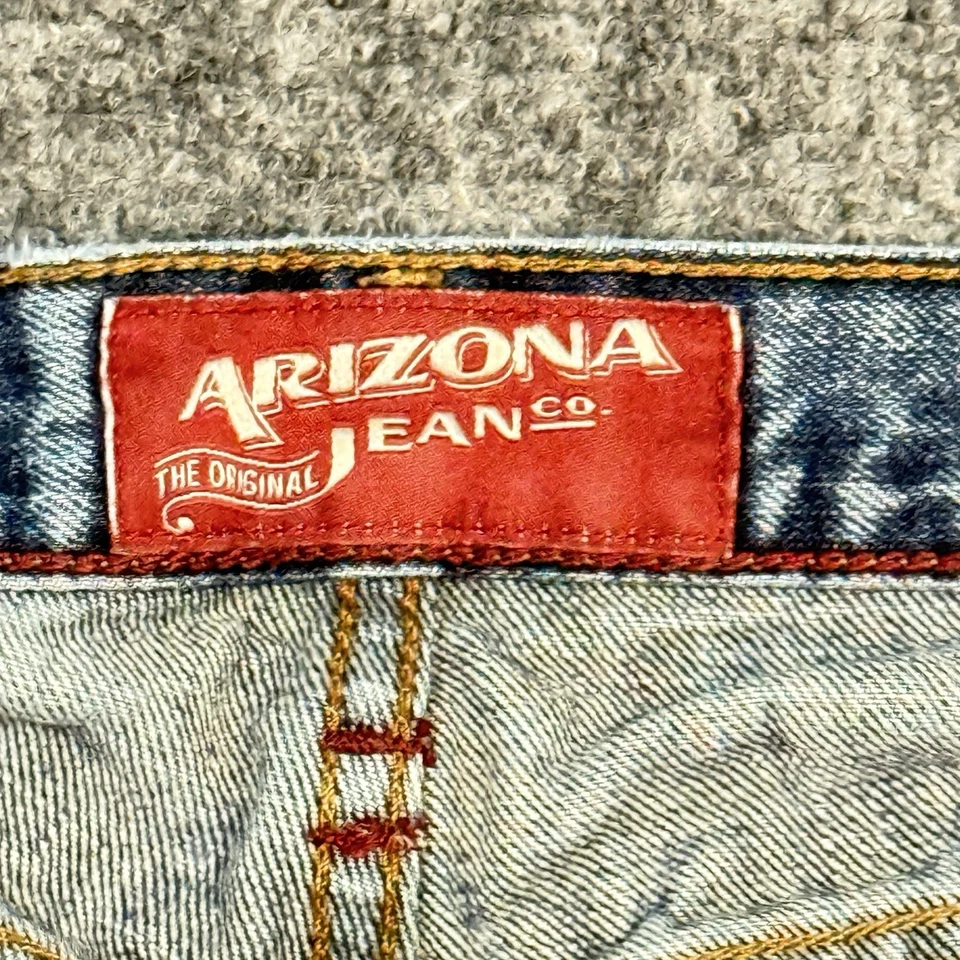 Jeans Arizona Jean Co Original Calce Recto Azul Denim Para Hombre 38x30 Clásicos Foto 3 de 4