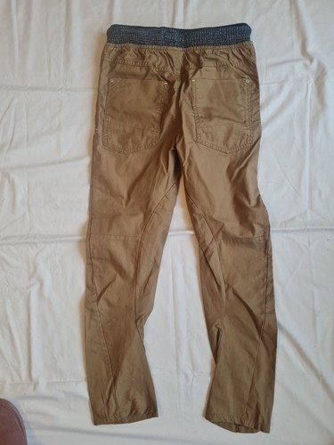 BNWT Boys Pull-on Ribbed Waist Brown Cotton TROUSERS Size 11 Years Next - Bild 4 von 4