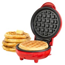 Mini Waffle Maker Machine Non-Stick Compact Treat Maker 550W Giles & Posner