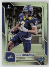 Junior Vandeross 2025 Bowman University Chrome Refractor #197 Toledo Rockets