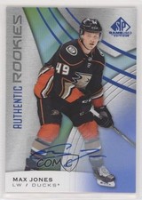 2019-20 Upper Deck SP Game Used Authentic Rookies Blue Max Jones #115 Auto zy1