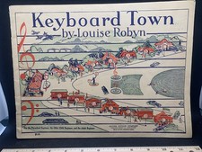 Vintage Keyboard Town Louise Robyn Bryn Mawr Pennsylvania Piano Songbook Illustr Vintage Keyboard Town Louise Robyn Bryn Mawr Pennsylvania Piano Songbook Illustr