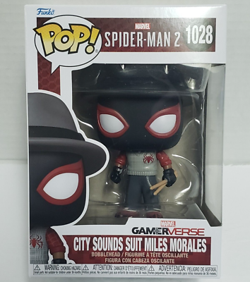 CITY SOUNDS SUIT MILES MORALES Spider-Man 2 Gamerverse Funko POP