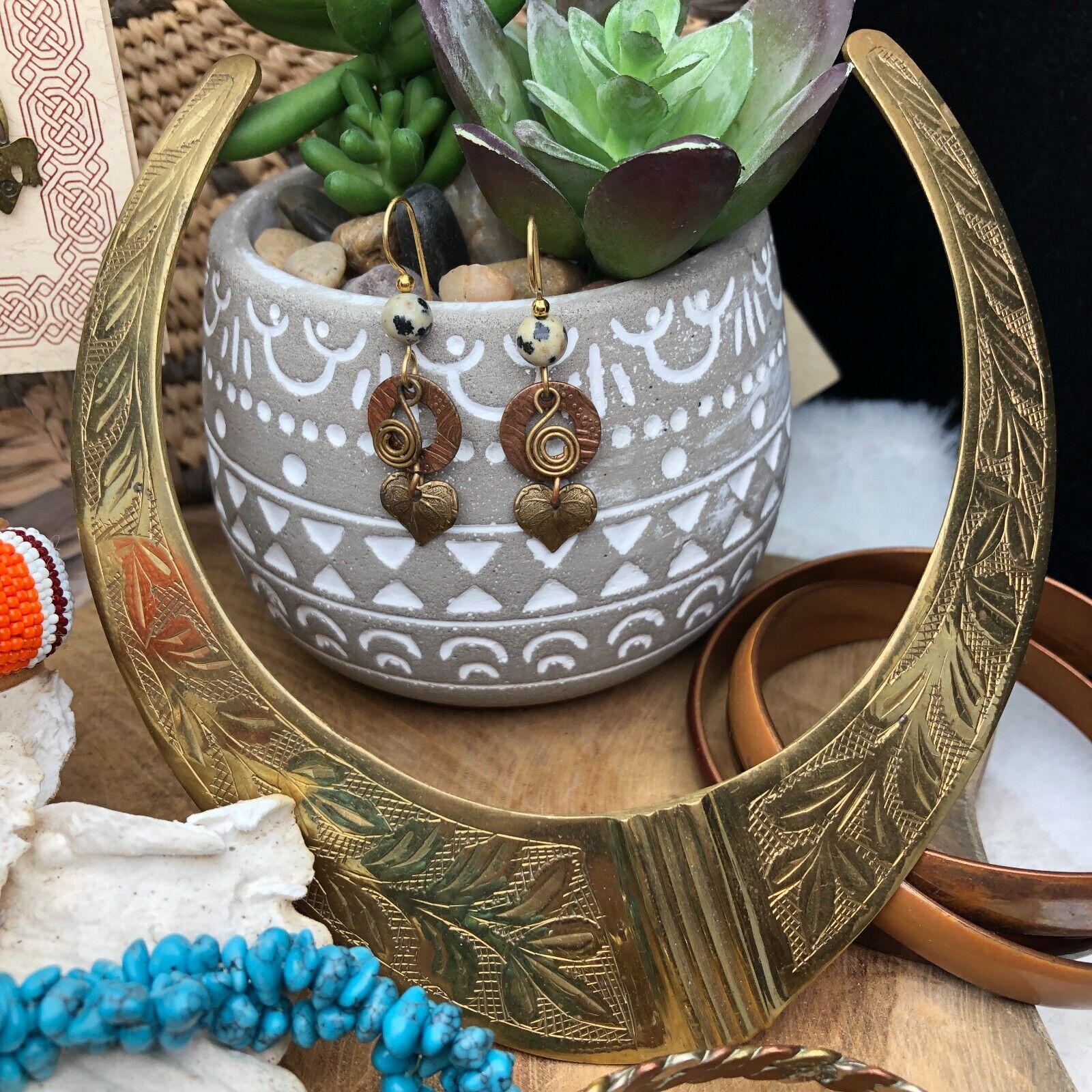 Vintage to Now Jewelry Lot Southwestern Bangles T… - image 2